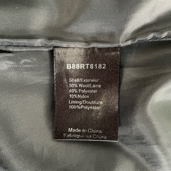 Wool blend double breasted coat - Picture 5 of 10